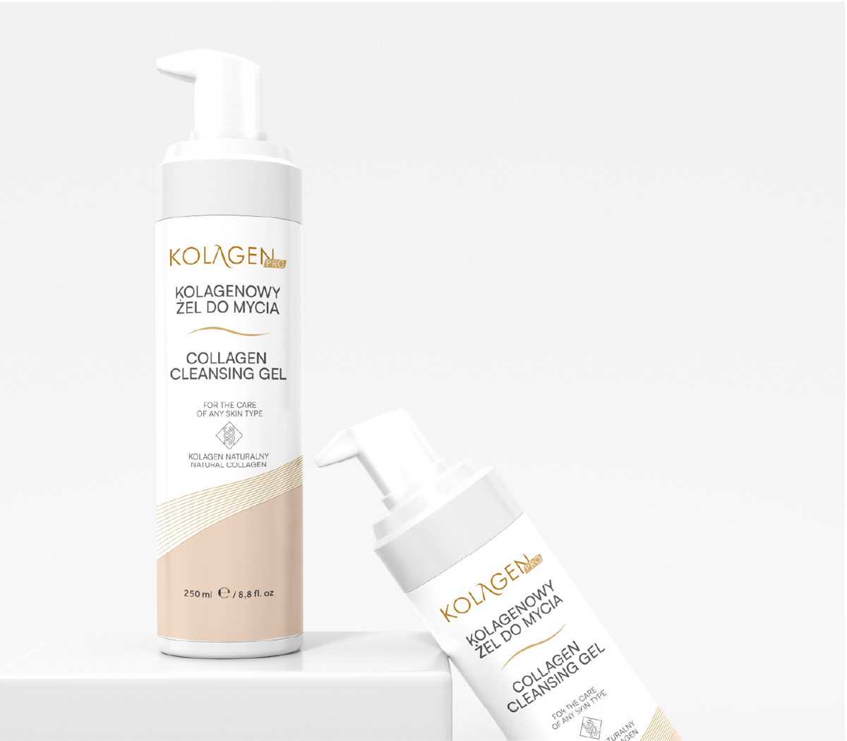 Kolagenowy Żel do Mycia Twarzy KOLAGEN PRO – 250 ml – zdjęcie 3