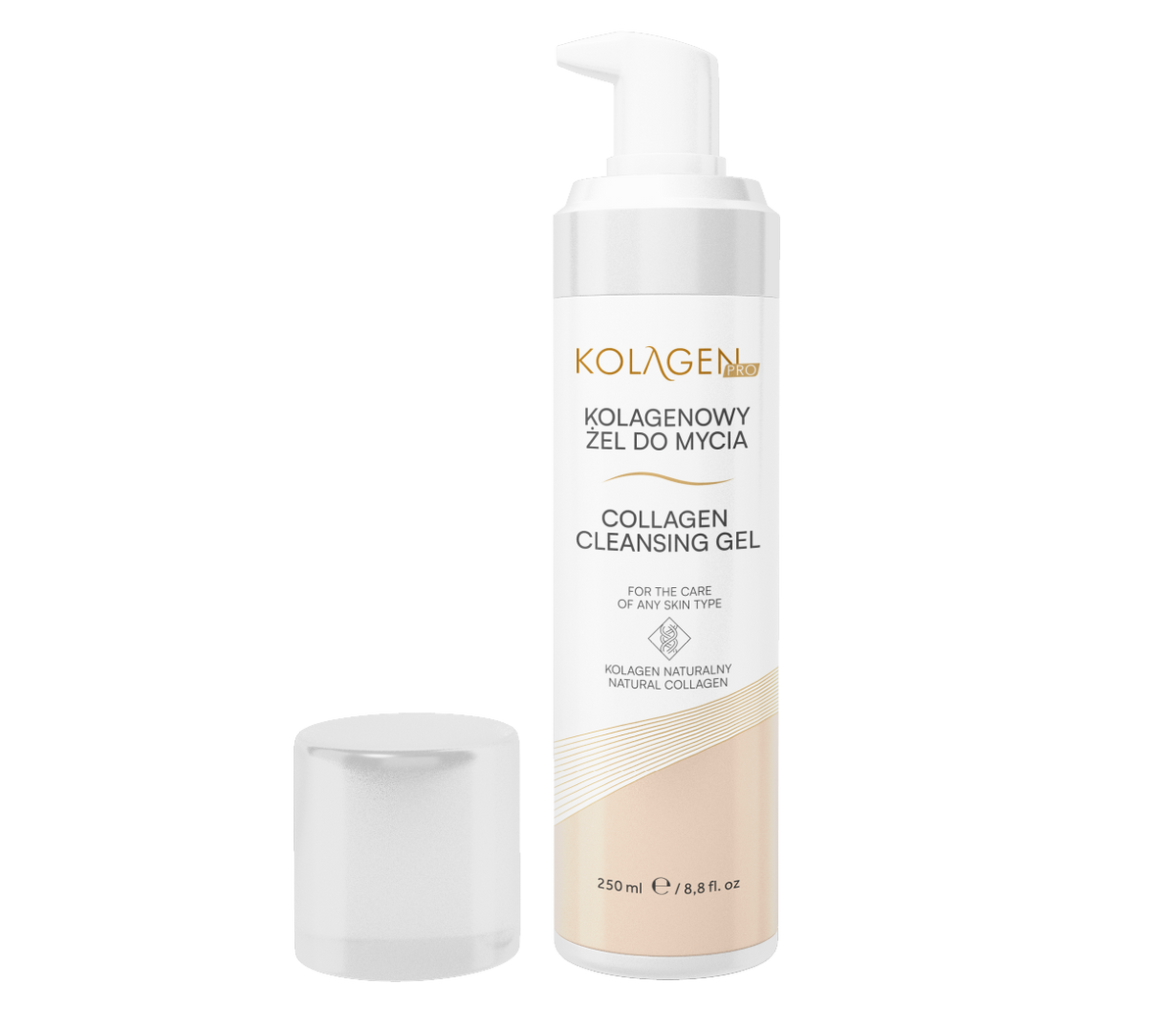 Kolagenowy Żel do Mycia Twarzy KOLAGEN PRO – 250 ml – zdjęcie 2