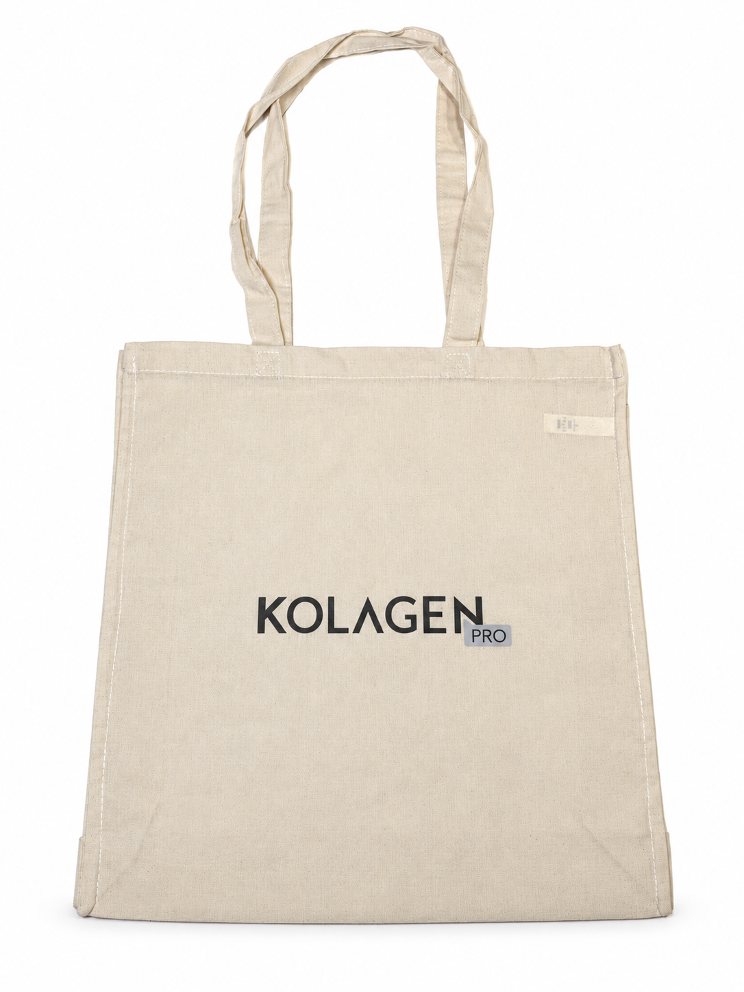 Torba materiałowa Kolagen Pro ecru, przód