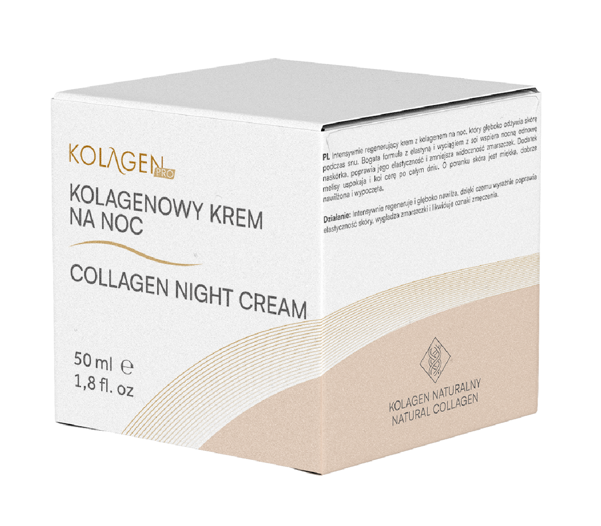 Kolagenowy Krem na Noc KOLAGEN PRO – 50 ml – zdjęcie 3