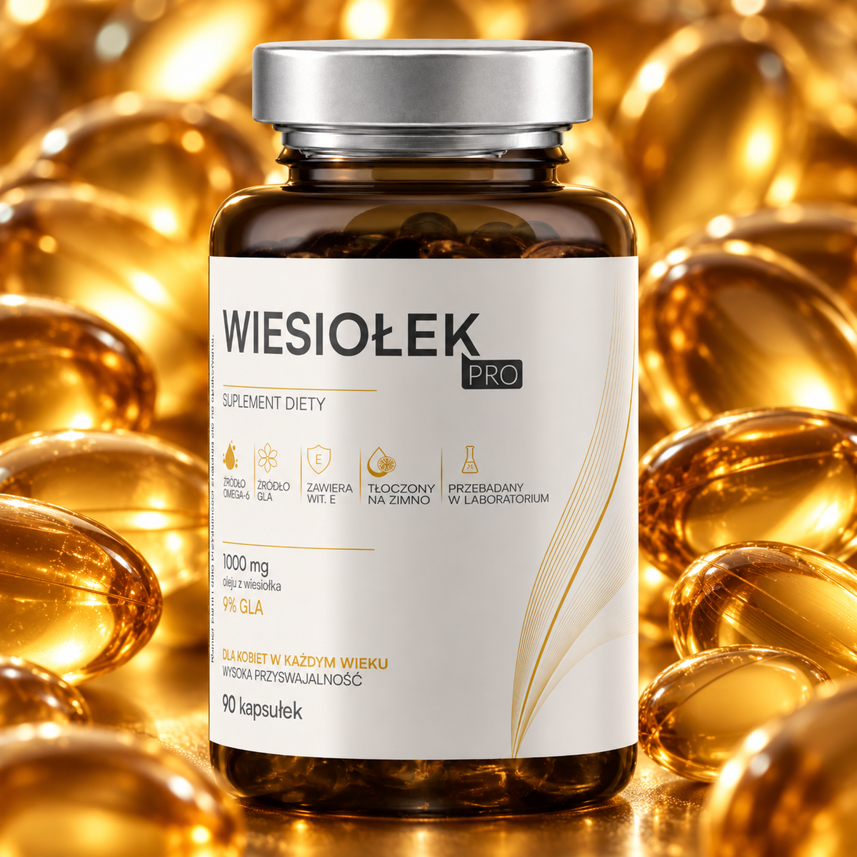 Olej z wiesiołka PRO – 90 kapsułek