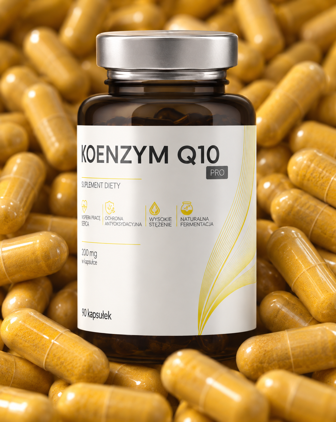 Koenzym Q10 PRO 200 mg – 90 kapsułek wege
