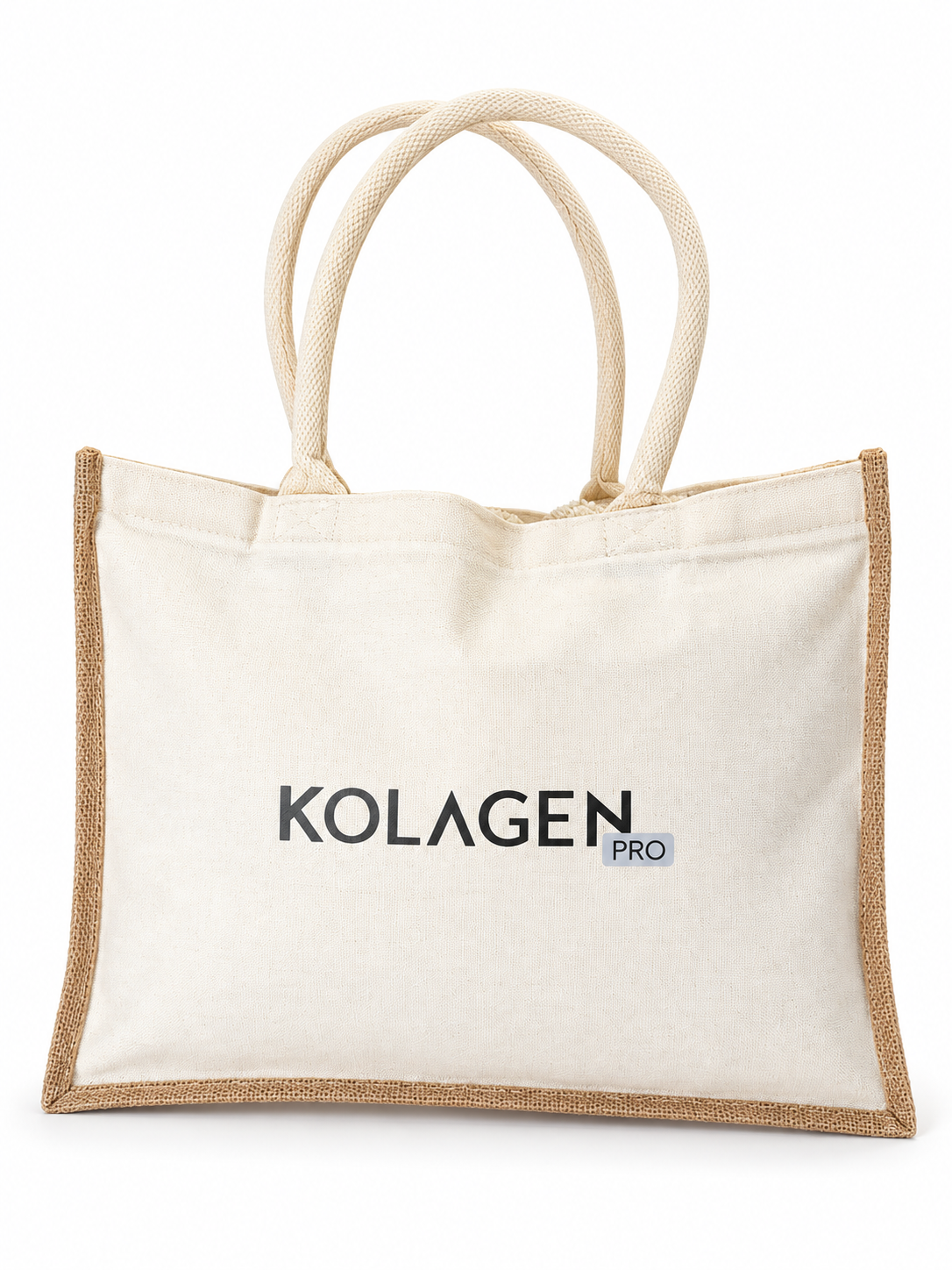 Torba Kolagen Pro naturalna, widok pod kątem