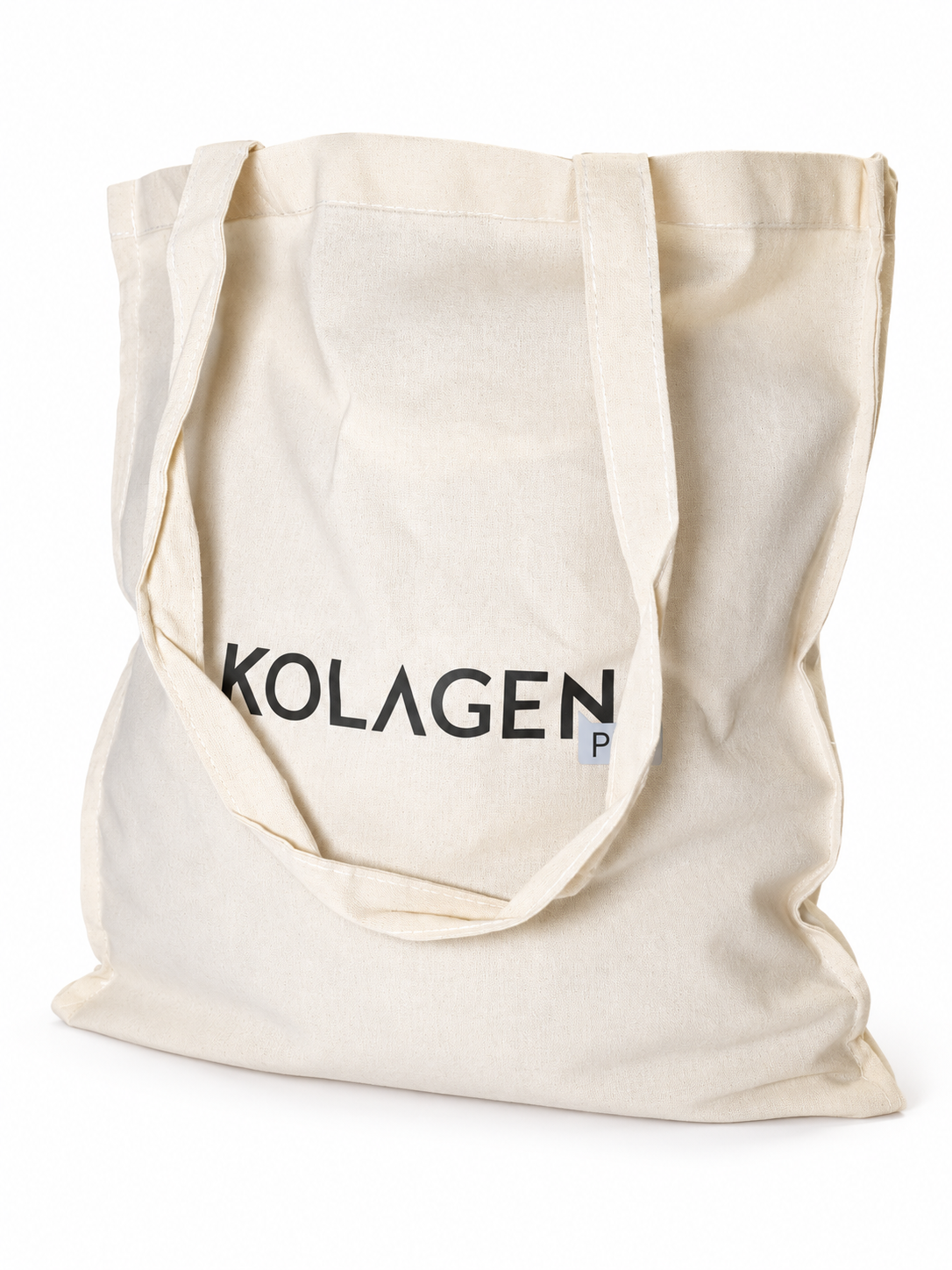 Torba materiałowa Kolagen Pro ecru z długimi uchwytami